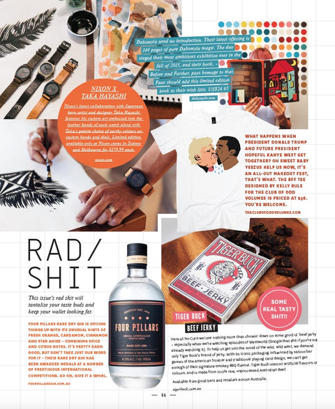 Tiger Buck sneaks into the pages of No Cure Magazine!